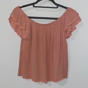 pacsun off the shoulder blouse